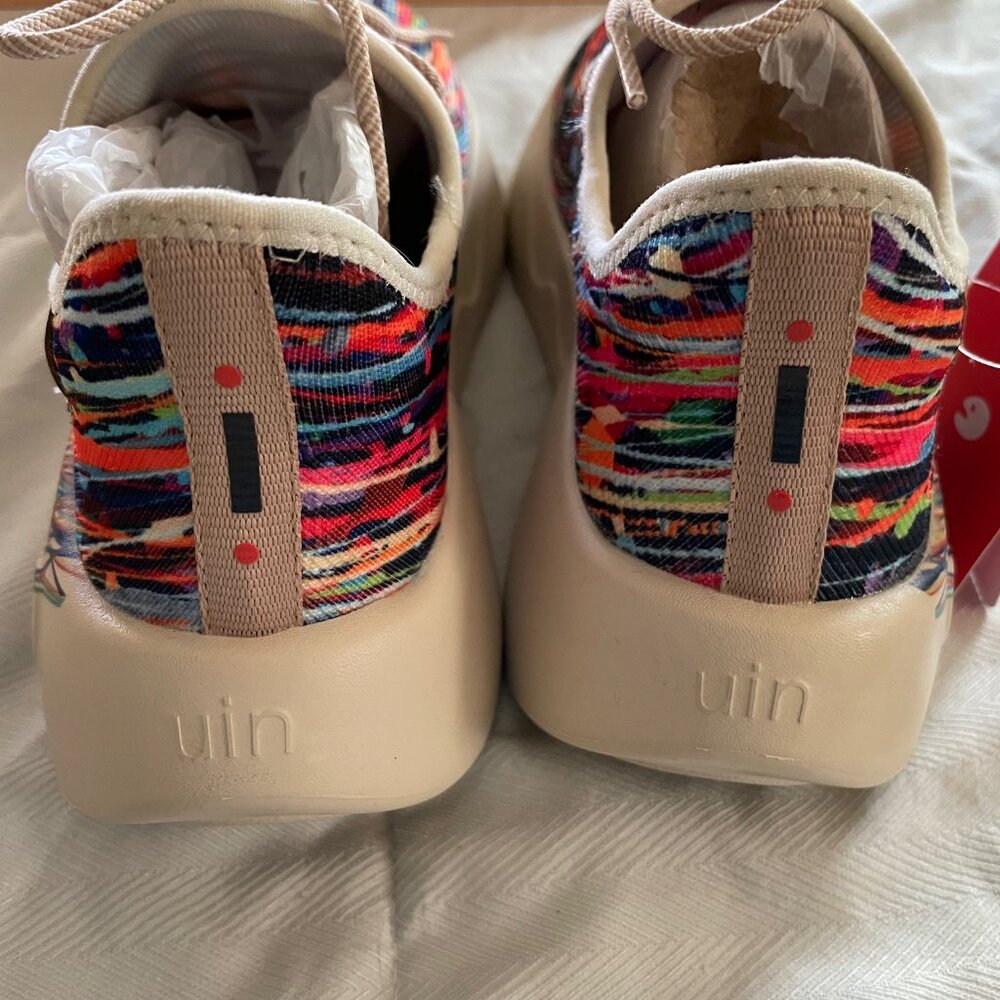 NEW NIB UIN Footwear Slip On Fashion Sneakers Lightweight Size 6.5 Festival $160 - Picture 12 of 15